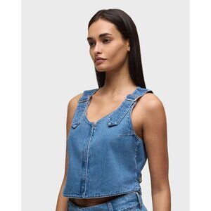 Hudson Boxy Denim Vest